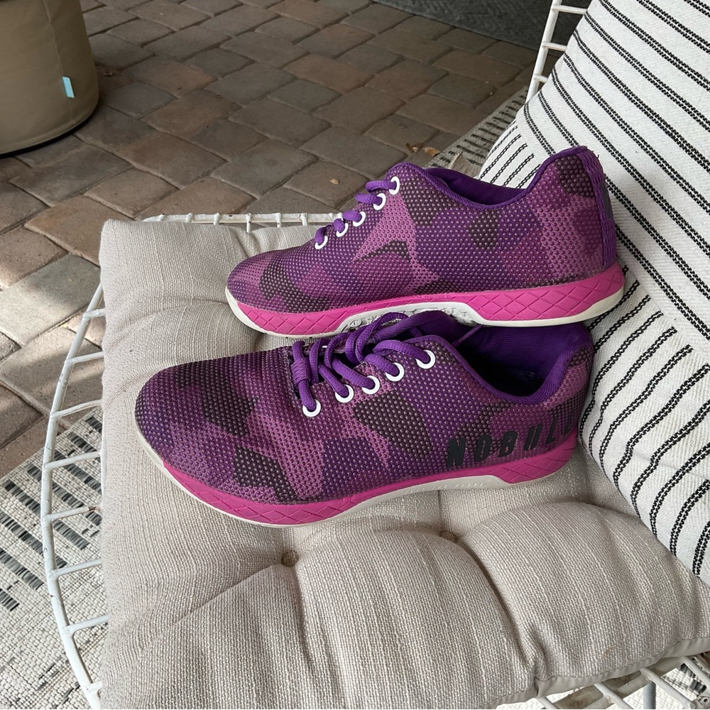 Purple and Pink NoBull Trainers
